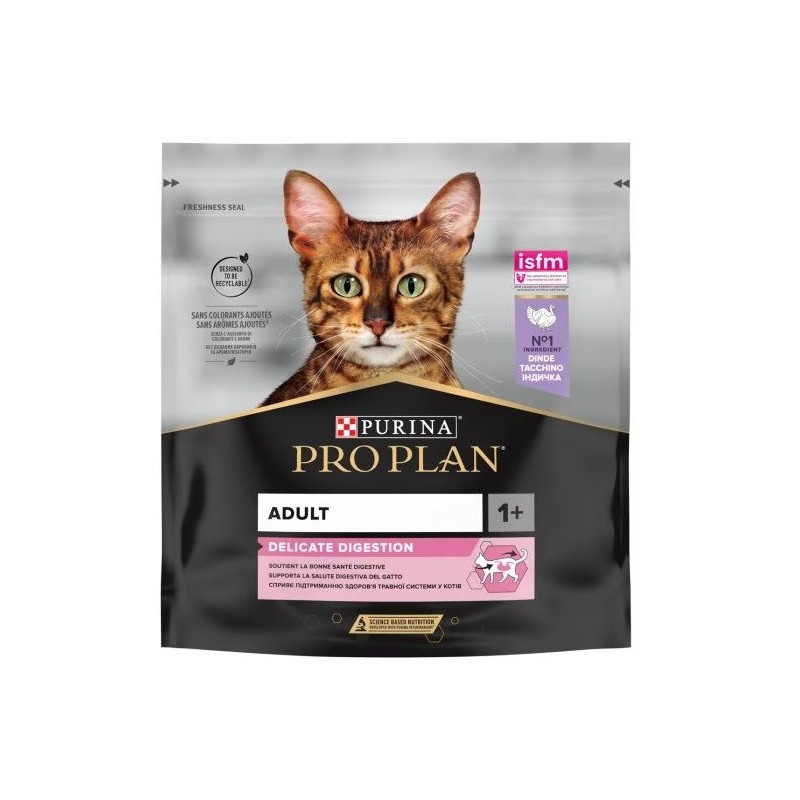 PURINA PRO PLAN CAT ADULT DELICATE TACCHINO 400GR