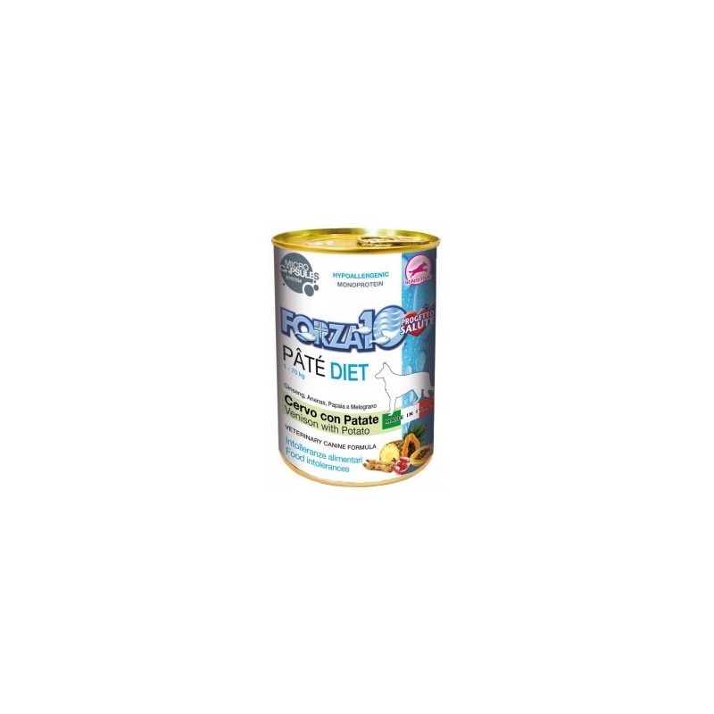 FORZA 10 LATTINA CANE GR.400 CERVO PATATE DIET