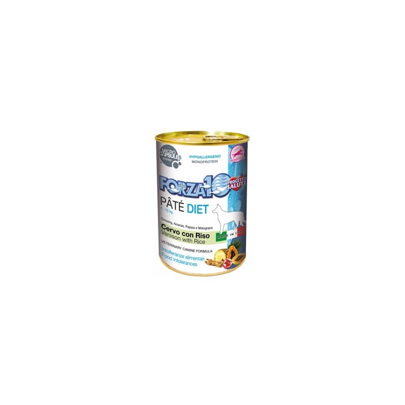 FORZA 10 LATTINA CANE GR.400 CERVO RISO DIET