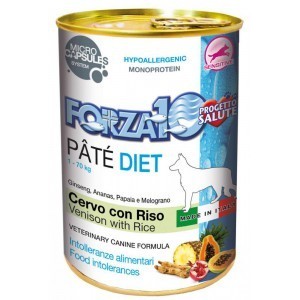 FORZA 10 LATTINA CANE GR.400 CERVO RISO DIET