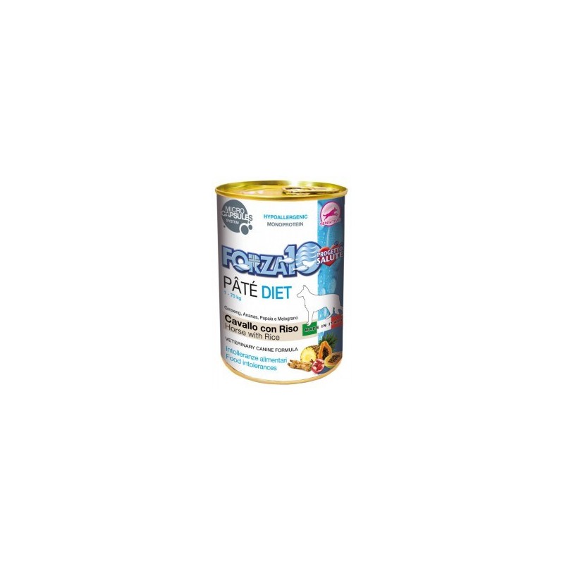 FORZA 10 LATTINA CANE GR.400 CAVALLO RISO DIET