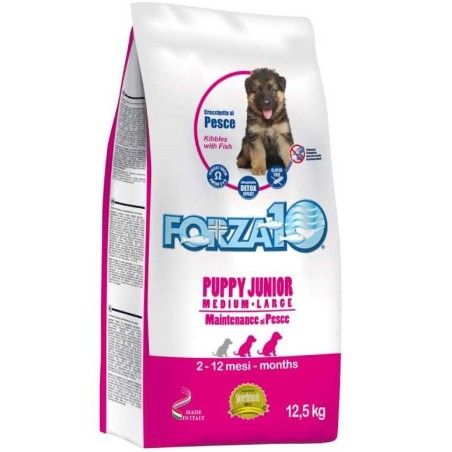 FORZA 10 SECCO CANE PUPPY JUNIOR PESCE MEDIUM/LARGE 12.5 kg