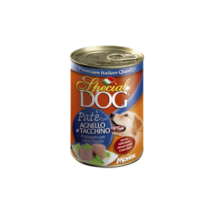 SPECIAL DOG PATE' GR.400 AGNELLO TACCHINO 