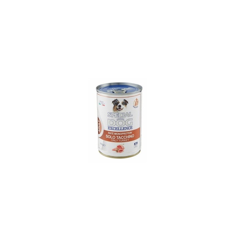 SPECIAL DOG EXCELLENT PATE' MONOPROTEICO TACCHINO GR.400