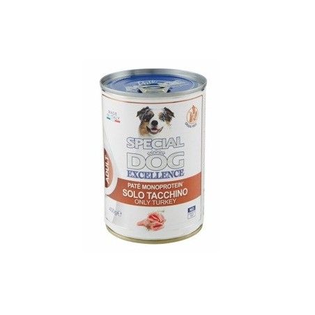 SPECIAL DOG EXCELLENT PATE' MONOPROTEICO TACCHINO GR.400
