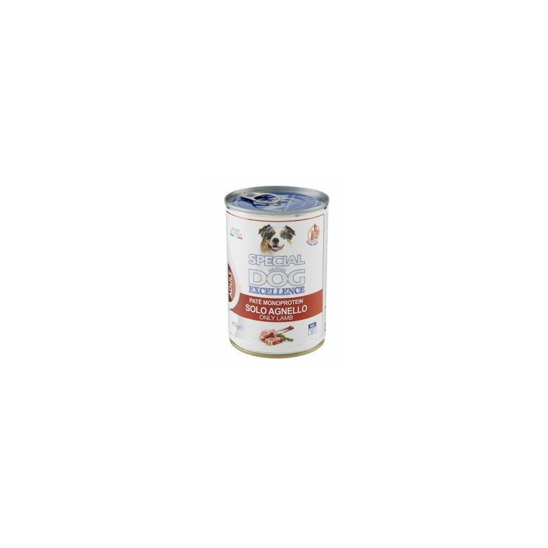 SPECIAL DOG EXCELLENT PATE' MONOPROTEICO AGNELLO GR.400