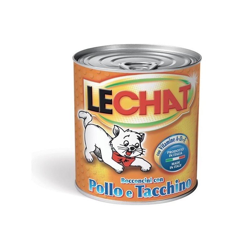 LE CHAT BOCCONCINI CON POLLO E TACCHINO 720GR