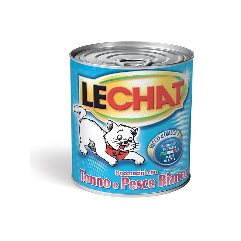 LE CHAT BOCCONCINI CON TONNO E PESCE 720GR