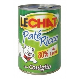 LE CHAT PATE' RICCO CONIGLIO 400GR