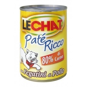 LE CHAT PATE' RICCO FEGATO POLLO 400GR
