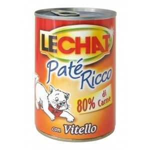 LE CHAT PATE' RICCO VITELLO 400GR