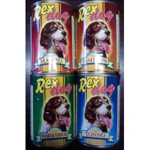 REX DOG BOCCONI CON POLLO E TACCHINO 400GR