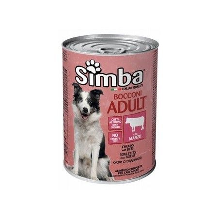 SIMBA CANE BOCCONI MANZO 400GR