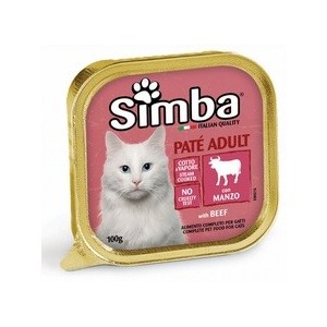 SIMBA VASCHETTA GATTO CARNE GR100