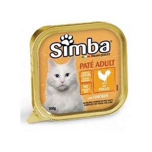 SIMBA VASCHETTA GATTO POLLO GR100