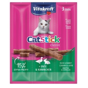VITAKRAFT CAT STICK MINI ANATRA CONIGLIO 