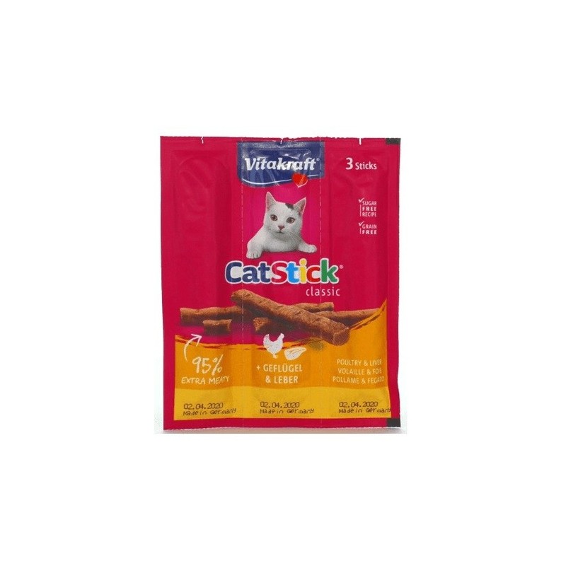 VITAKRAFT CAT STICK MINI POLLO E FEGATO