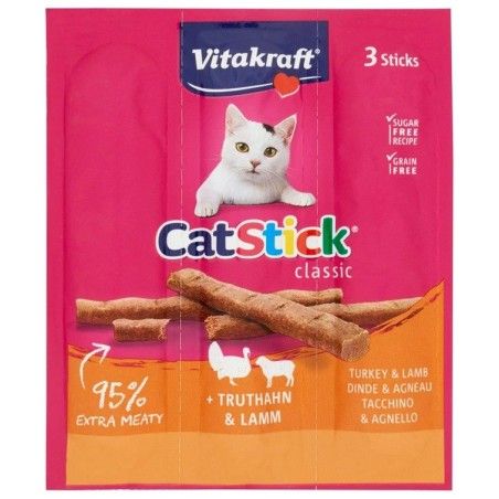 VITAKRAFT CAT STICK MINI TACCHINO E AGNELLO