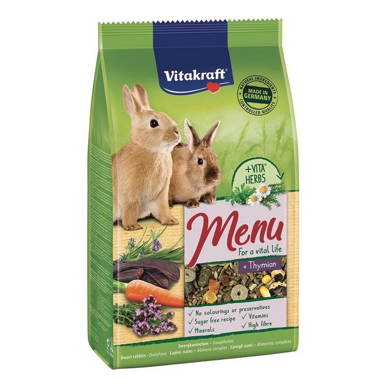 VITAKRAFT MENU' CONIGLI AL TIMO 1KG