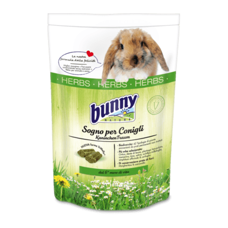 BUNNY CONIGLI NANI ALLE ERBE 750GR