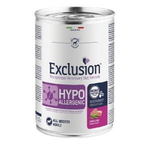 EXCLUSION DIET HYPOALLERGENIC PORK & PEA 400GR