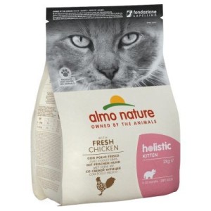 ALMO NATURE HOLISTIC KITTEN POLLO E RISO GATTO KG.2