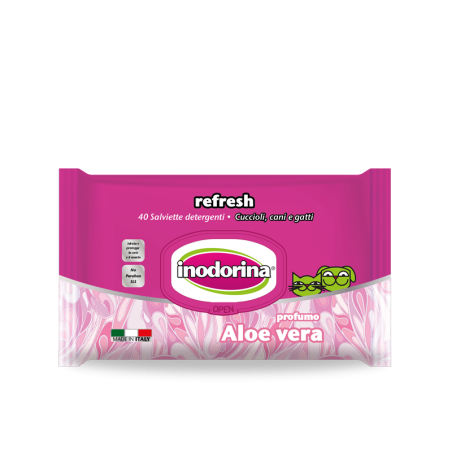 INODORINA SALVIETTE ALOE 40 PEZZI