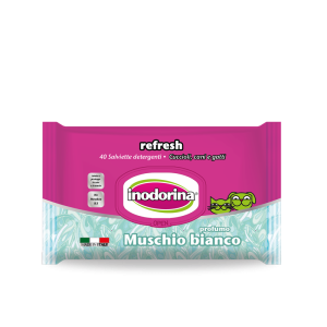 INODORINA SALVIETTE MUSCHIO BIANCO 40 PEZZI