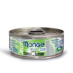 MONGE JELLY GR.80 TONNO SURIMI