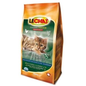 LECHAT CROCCANTINO INDOOR CON POLLO FRESCO E RISO 1,5KG