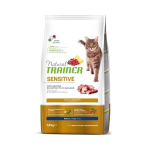 TRAINER FELINE SENSITIVE ANATRA KG.1,5