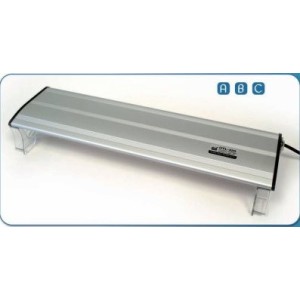 MONDIAL FAUNA PORTALAMPADA IN ALLUMINIO 2X8W T5 40CM