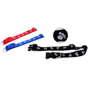 REX COLLARE NYLON REGOLABILE RIFLETTENTE 10MM.