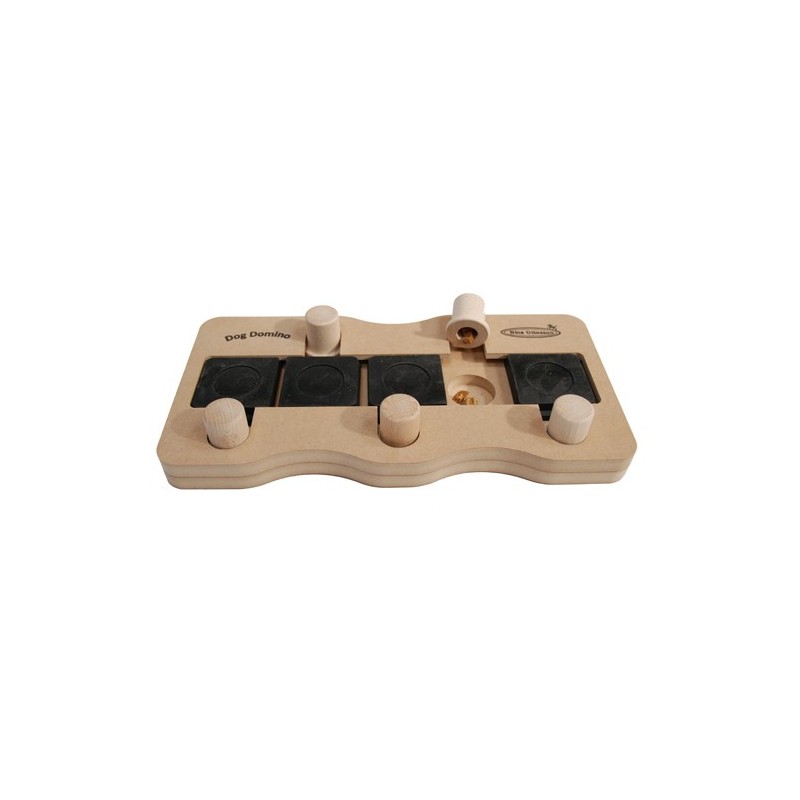 GIOCO INTERATTIVO IN LEGNO DOG DOMINO