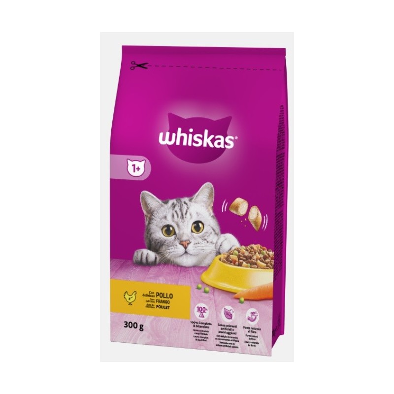 WHISKAS CROCCANTINI GR.300 POLLO