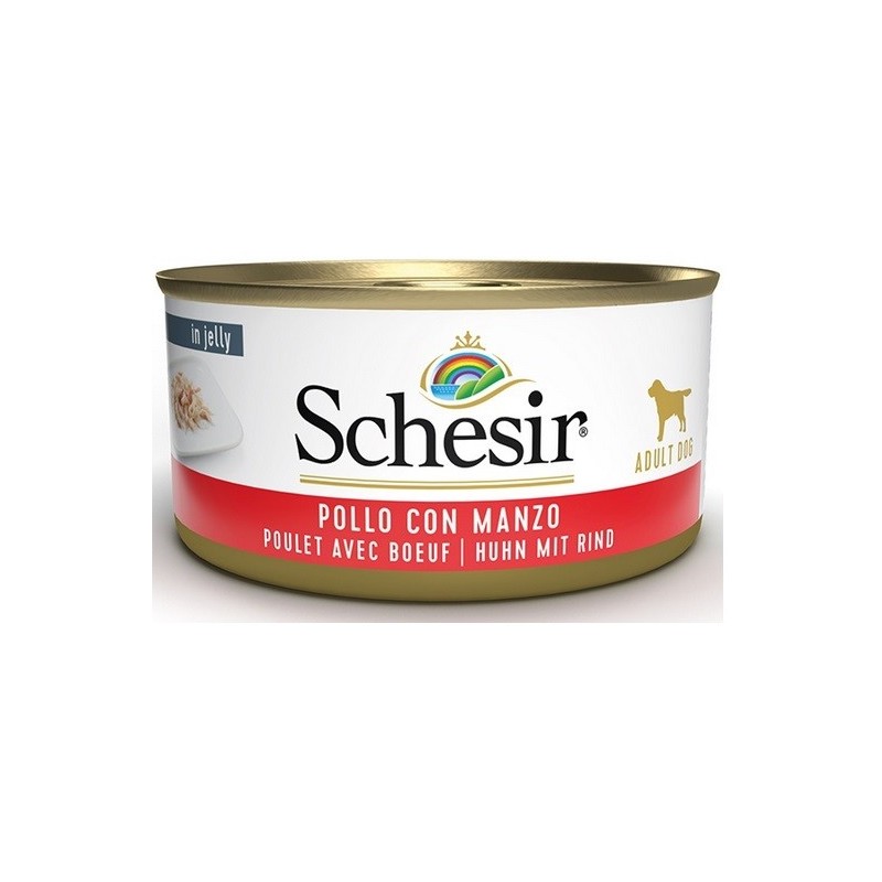 SCHESIR DOG GR.150 POLLO MANZO