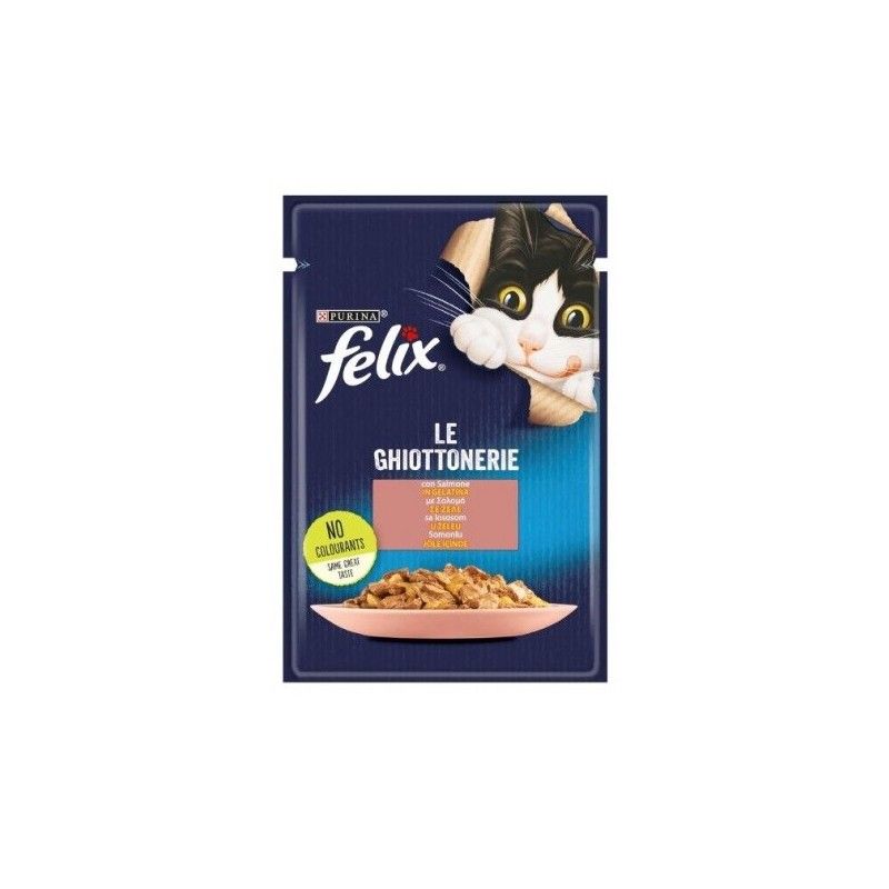 FELIX BUSTA GHIOTTONERIE SALMONE IN GELATINA 85 gr.