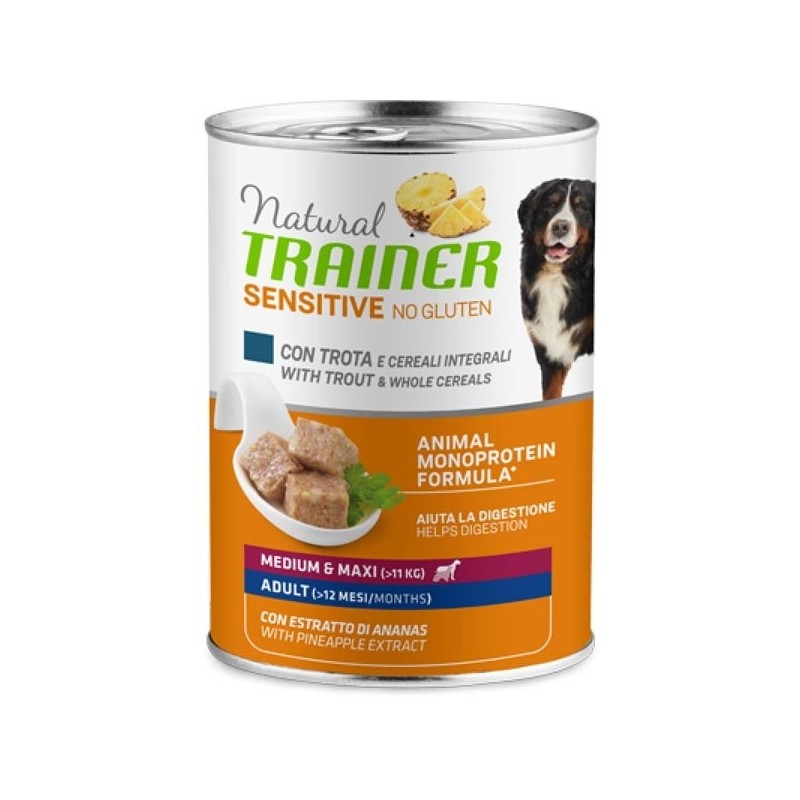 TRAINER NATURAL SENSITIV ADULT M/M TROTA E CEREALI GR 400