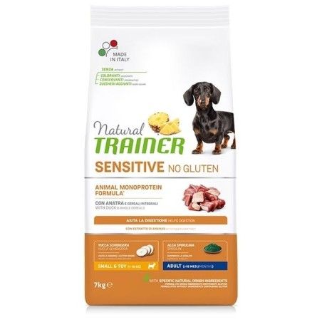 TRAINER SENSITIV ADULT SMALL & TOYS ANATRA E CEREALI KG.2