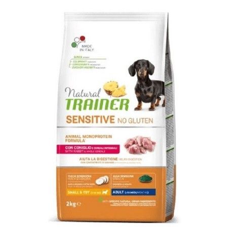 TRAINER SENSITIV ADULT SMALL & TOYS CONIGLIO E CEREALI KG 2
