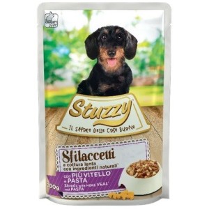 STUZZY DOG BUSTA GR.100 SFILACCETTI VITELLO PASTA