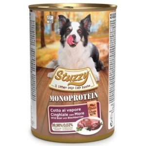 STUZZY DOG MONOPROTEICO GR.400 CINGHIALE CON MORE ED ERBE PROVENZALI