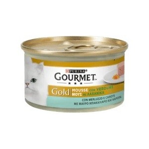 GOURMET GOLD MOUSSE MERLUZZO E CAROTE