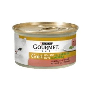 GOURMET GOLD MOUSSE ANATRA E SPINACI 