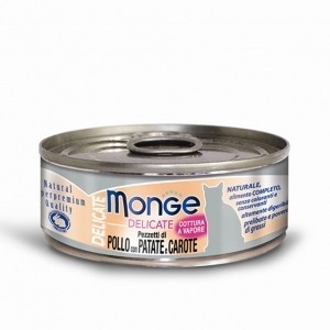 MONGE DELICATE GR.80 POLLO PATATE CAROTE