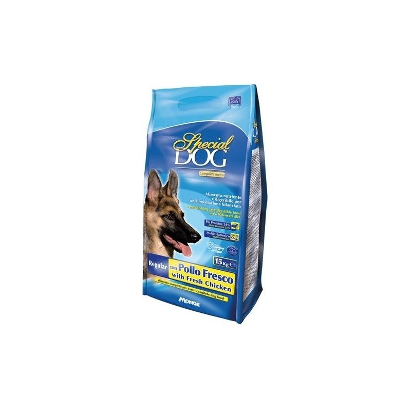 SPECIAL DOG REGULAR CON POLLO FRESCO KG.15