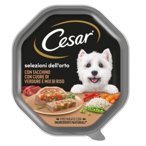 CESAR GR.150 TACCHINO E CUORE DI VERDURE E MIX DI RISO