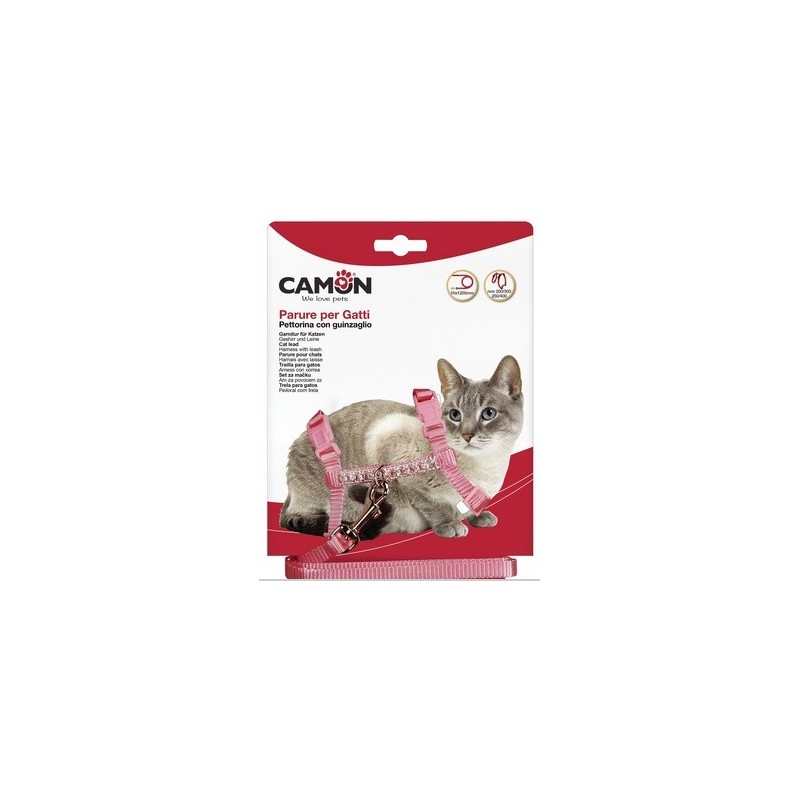 CAMON PARURE GATTO CON STRASS