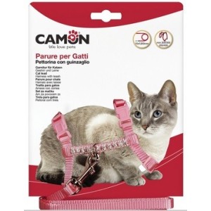 CAMON PARURE GATTO CON STRASS