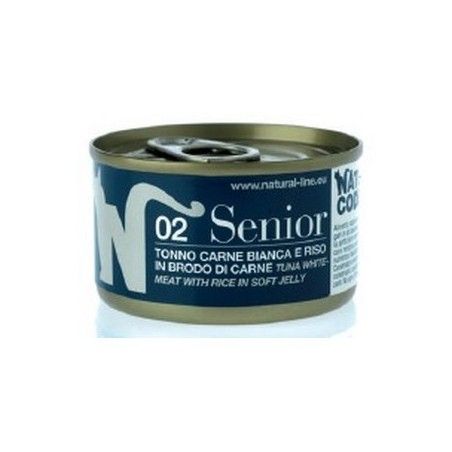 ***NON DISPONIBILE***NATURAL CODE GR.85 SENIOR TONNO CARNE BIANCA E RISO 